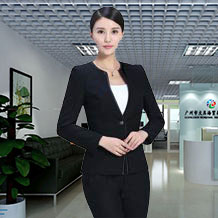 V領假兩層設計感職業套裝FX29