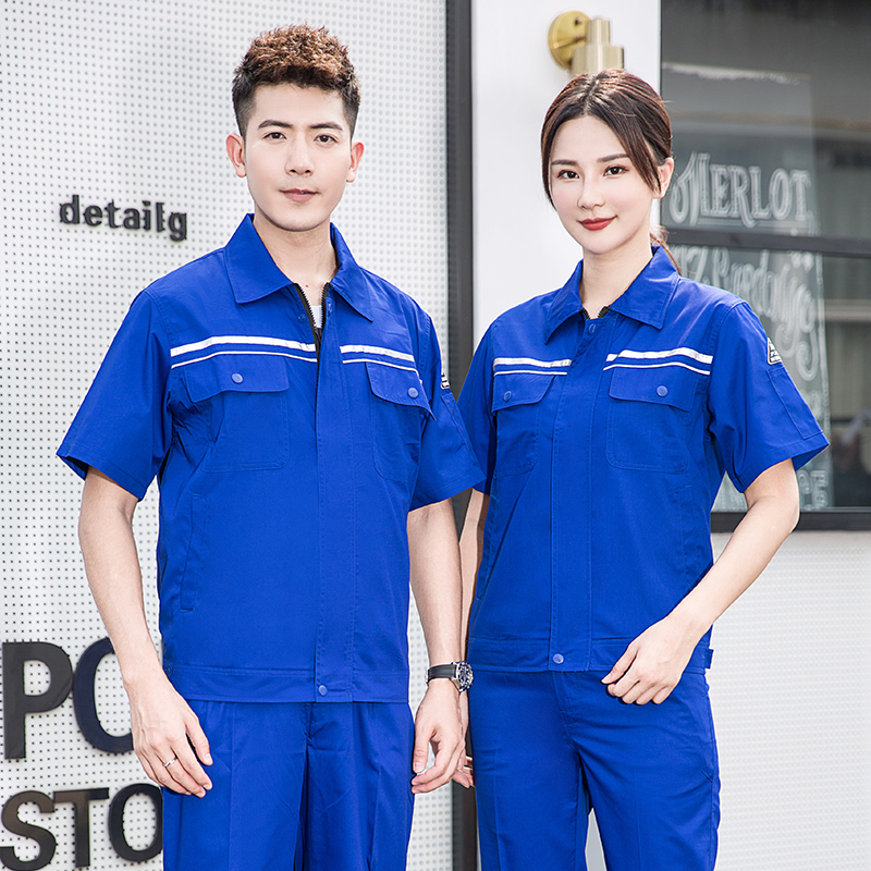 夏季防靜電工作服6012